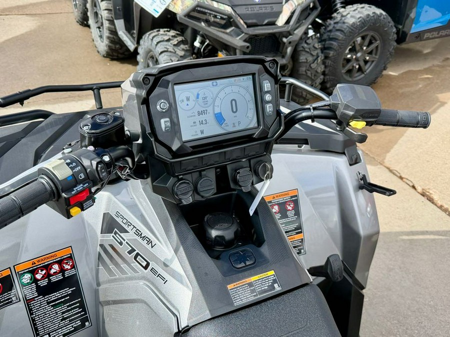 2026 Polaris SPORTSMAN TOURING 570 ULTIMATE SILVER with PLOW