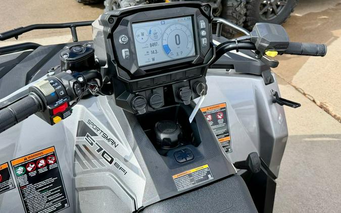 2026 Polaris SPORTSMAN TOURING 570 ULTIMATE SILVER with PLOW