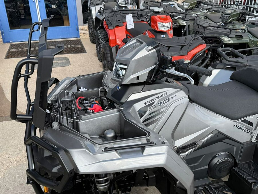 2026 Polaris SPORTSMAN TOURING 570 ULTIMATE SILVER with PLOW