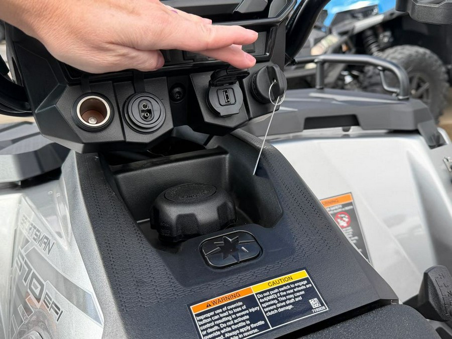 2026 Polaris SPORTSMAN TOURING 570 ULTIMATE SILVER with PLOW