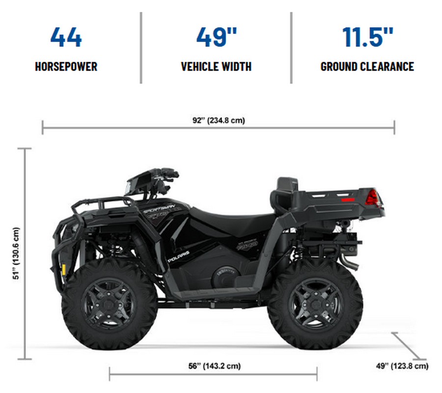 2026 SPORTSMAN TOURING 570 X2 BLACK ONYX - Polaris