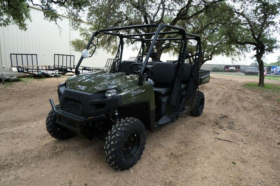 New 2024 POLARIS RANGER CREW 570 FULLSIZE SAGE GREEN