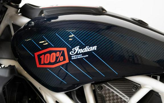 2024 Indian Motorcycle® FTR x 100% R Carbon Blue Candy Carbon