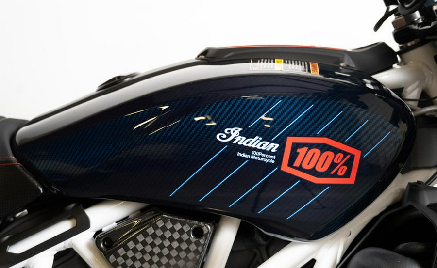 2024 Indian Motorcycle® FTR x 100% R Carbon Blue Candy Carbon