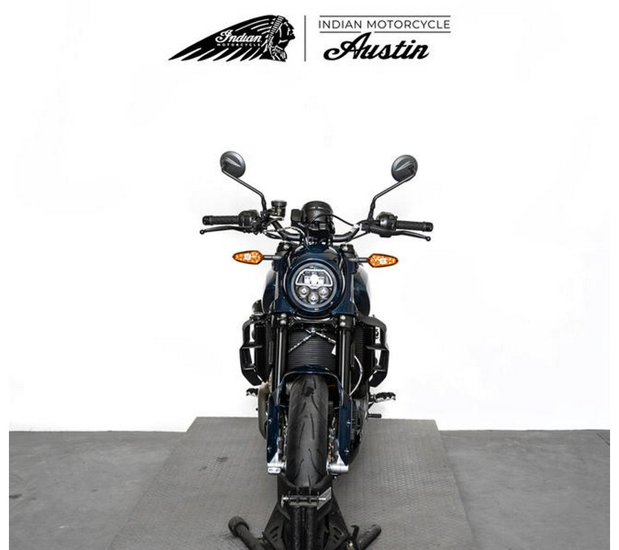 2024 Indian Motorcycle® FTR x 100% R Carbon Blue Candy Carbon