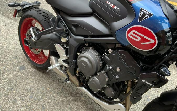 2026 Triumph TRIDENT 660 TRIPLE TRIBUTE EDITION