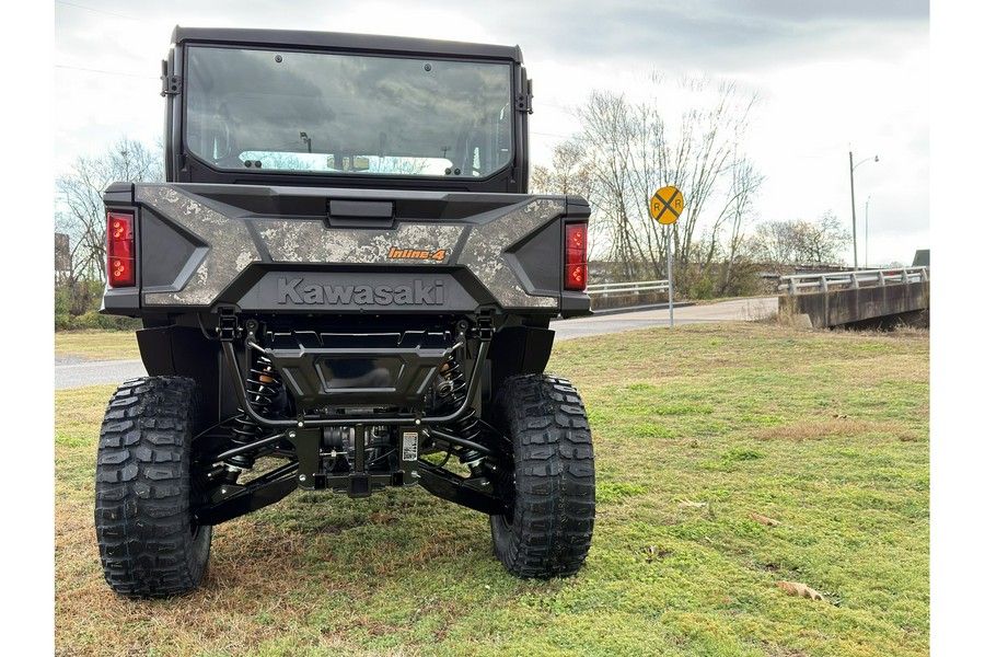 2025 Kawasaki RIDGE® Crew HVAC Camo WITH 30 X 10 X 14 BROAD PEAK XT RADIAL TIRES
