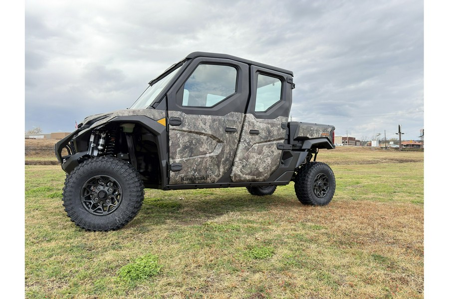 2025 Kawasaki RIDGE® Crew HVAC Camo WITH 30 X 10 X 14 BROAD PEAK XT RADIAL TIRES