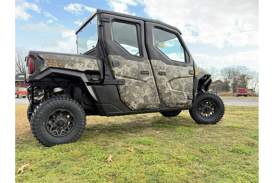 2025 Kawasaki RIDGE® Crew HVAC Camo WITH 30 X 10 X 14 BROAD PEAK XT RADIAL TIRES