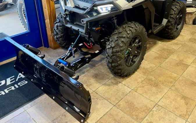 2026 Polaris SPORTSMAN XP 1000 ULTIMATE TRAIL SILVER with PLOW