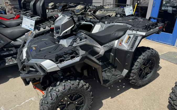 2026 Polaris SPORTSMAN XP 1000 ULTIMATE TRAIL SILVER with PLOW