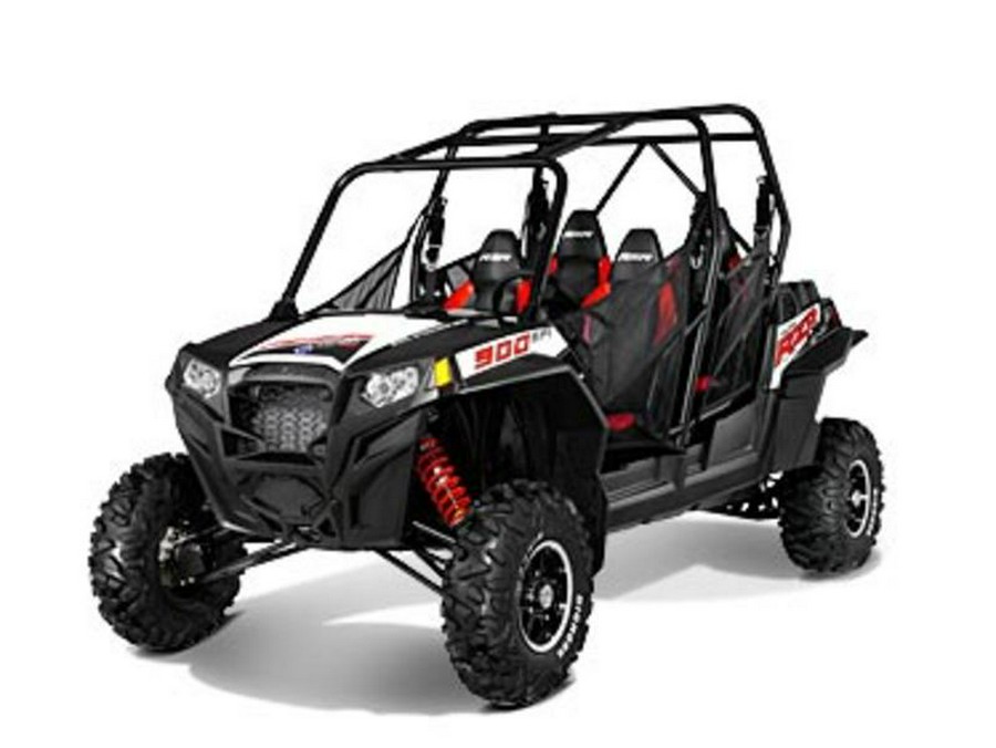 2013 Polaris® RZR XP™ 4 900 EPS Black White and Red LE