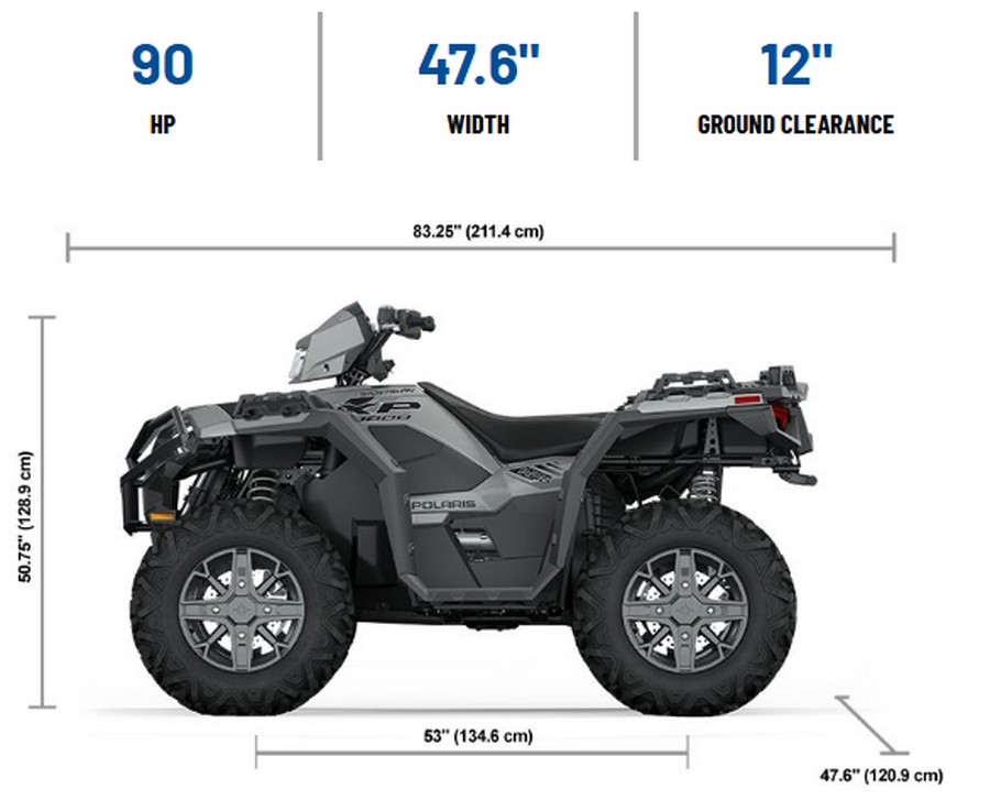 2026 Polaris SPORTSMAN XP 1000 ULTIMATE TRAIL SILVER