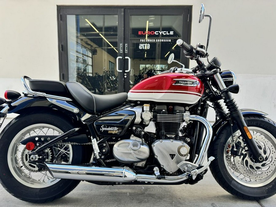 2026 Triumph Bonneville Speedmaster Carnival red