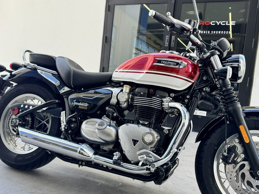 2026 Triumph Bonneville Speedmaster Carnival red