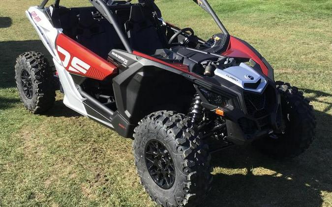 2024 Can-Am® Maverick X3 DS Turbo Fiery Red & Hyper Silver