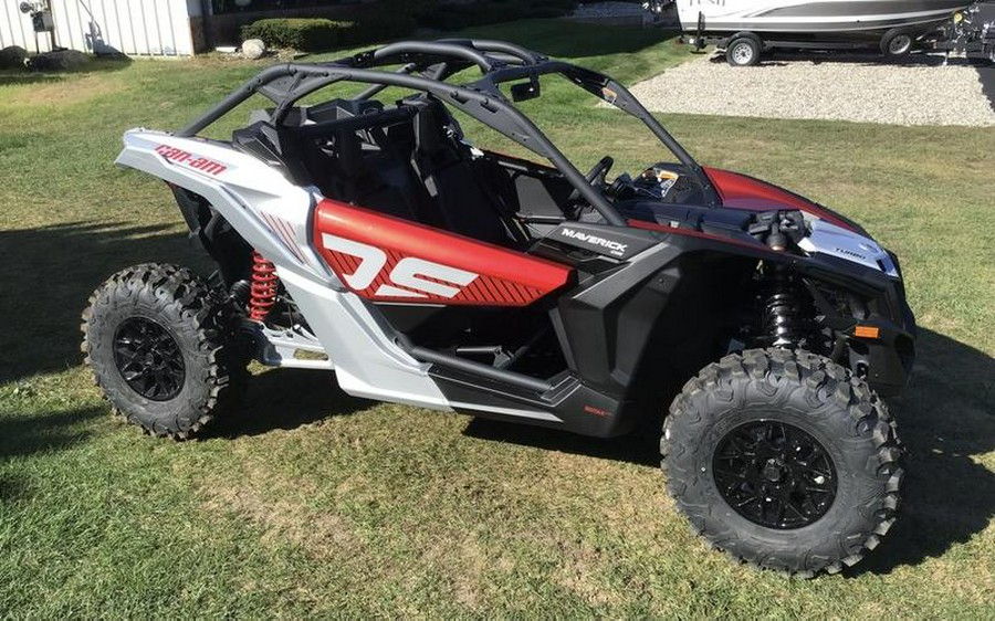 2024 Can-Am® Maverick X3 DS Turbo Fiery Red & Hyper Silver