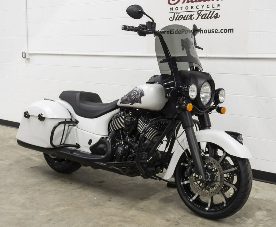 2019 Indian Motorcycle® Springfield® Dark Horse® White Smoke