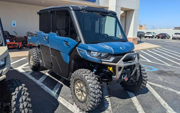 New 2025 CAN-AM DEFENDER MAX LIMITED 65 HD10 DUSTY NAVY