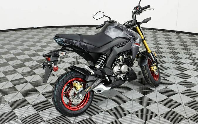 2024 Kawasaki Z125 PRO Cypher Camo Gray Matte/Metallic Matte Carbon Gray