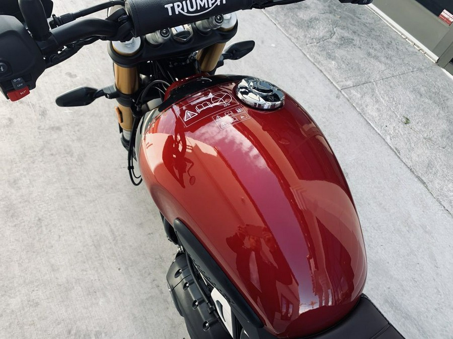 2024 Triumph Scrambler 400 X Carnival Red / Phantom Black