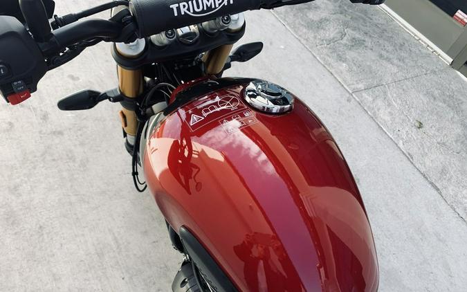 2024 Triumph Scrambler 400 X Carnival Red / Phantom Black