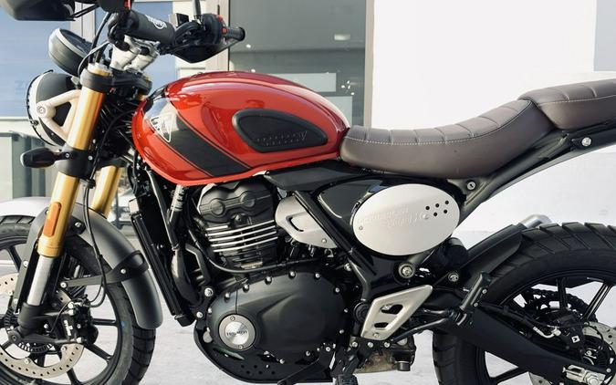 2024 Triumph Scrambler 400 X Carnival Red / Phantom Black