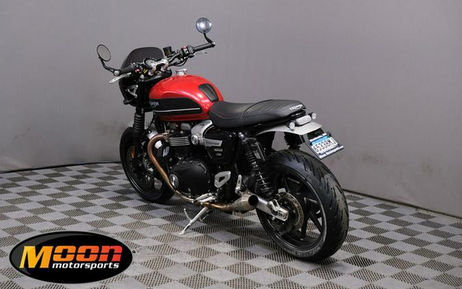 2019 Triumph Speed Twin Korosi Red and Storm Grey 1200 RED