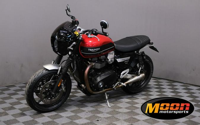 2019 Triumph Speed Twin Korosi Red and Storm Grey 1200 RED