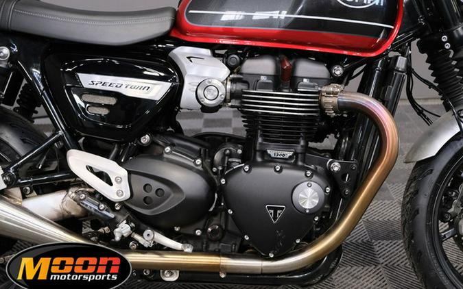 2019 Triumph Speed Twin Korosi Red and Storm Grey 1200 RED