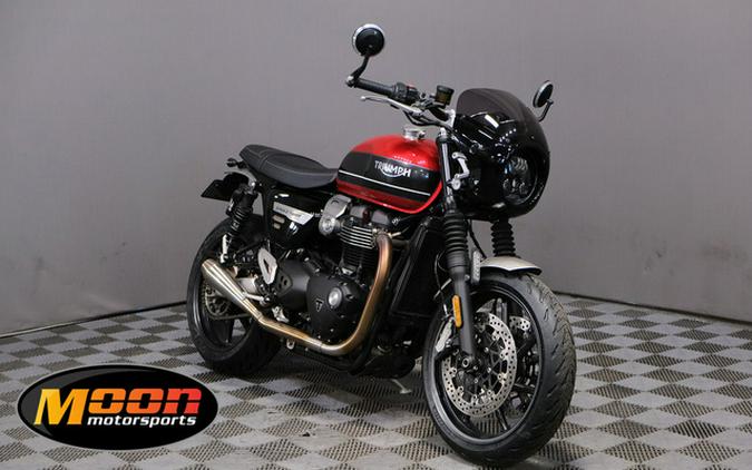 2019 Triumph Speed Twin Korosi Red and Storm Grey 1200 RED