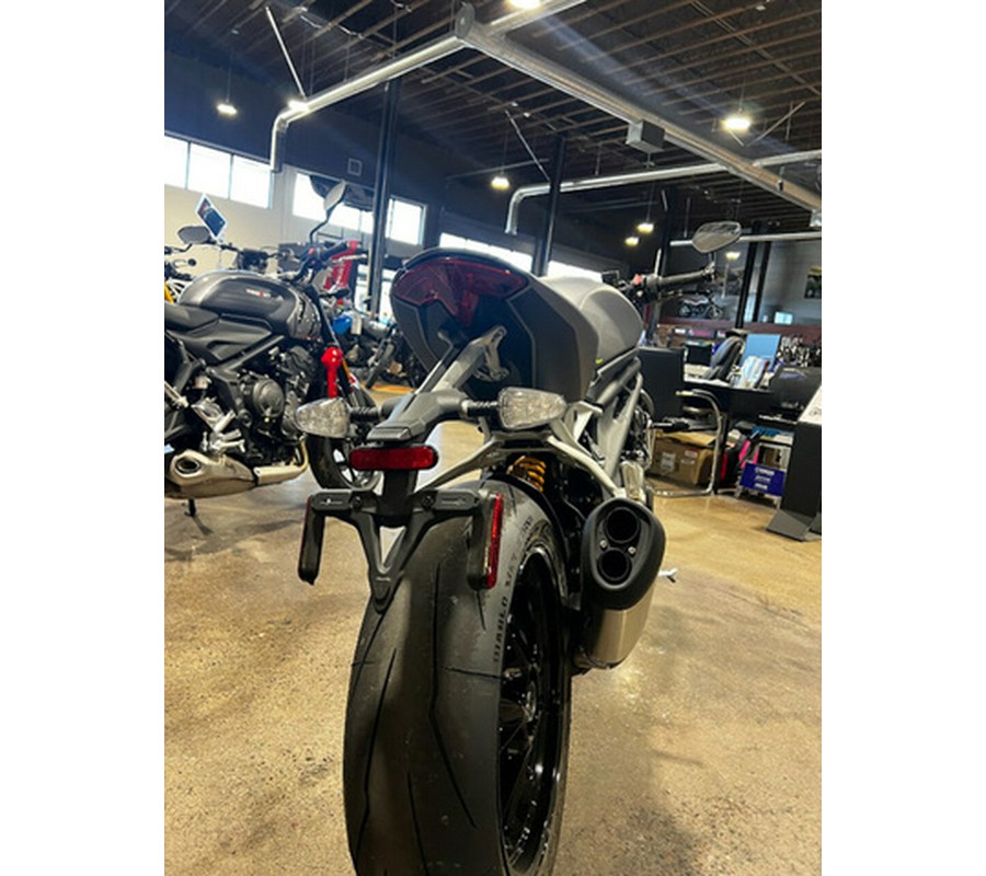 2024 Triumph Speed Triple 1200 RS Matte Silver Ice