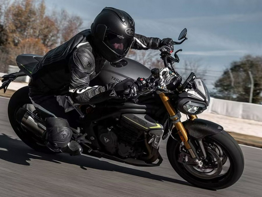 2024 Triumph Speed Triple 1200 RS Matte Silver Ice