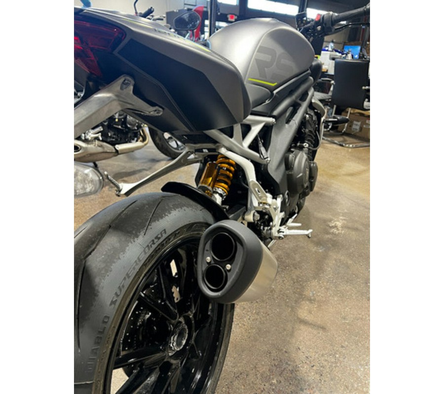 2024 Triumph Speed Triple 1200 RS Matte Silver Ice