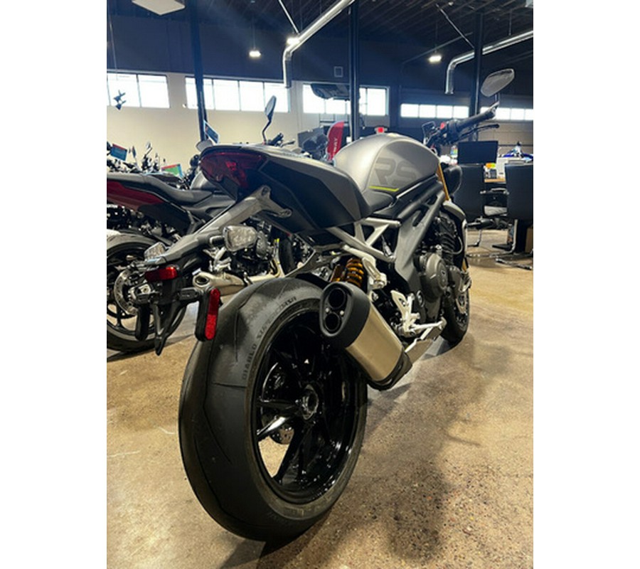 2024 Triumph Speed Triple 1200 RS Matte Silver Ice