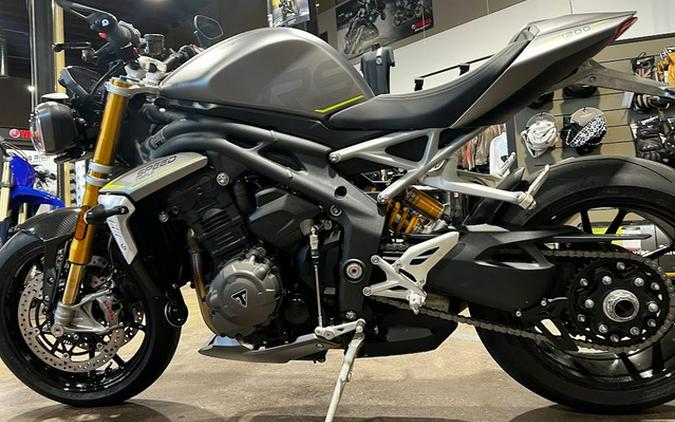 2024 Triumph Speed Triple 1200 RS Matte Silver Ice