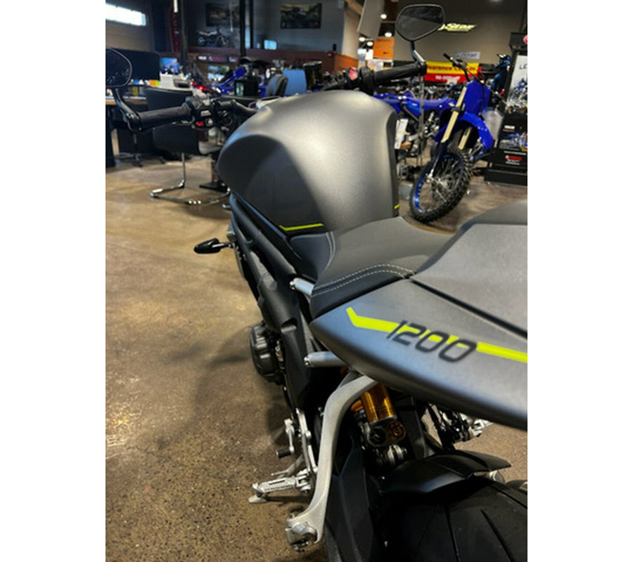 2024 Triumph Speed Triple 1200 RS Matte Silver Ice