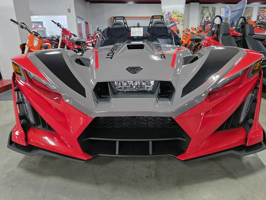 2026 Polaris Slingshot R Autodrive Radiant Gray With Indy Red Pearl