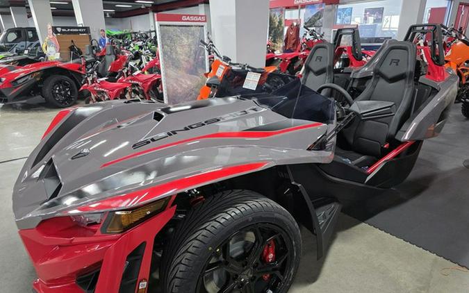 2026 Polaris Slingshot R Autodrive Radiant Gray With Indy Red Pearl
