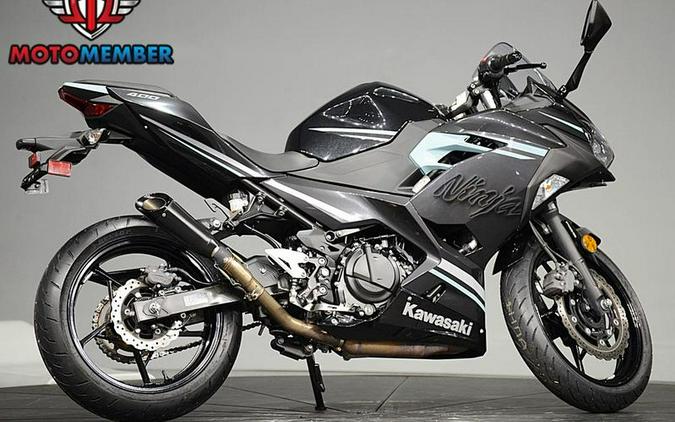 2020 Kawasaki Ninja® 400 ABS Spark Black/ Magnetic Dark Gray/ Phantom Blue