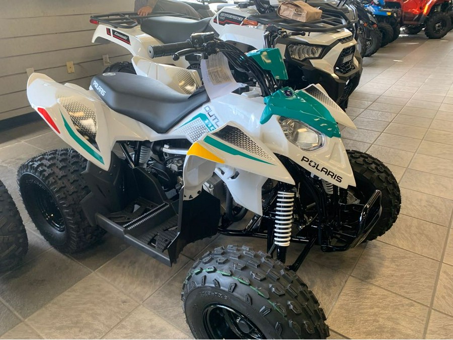 2025 Polaris Industries OUTLAW 110 EFI - BRIGHT WHITE / RAD GREEN