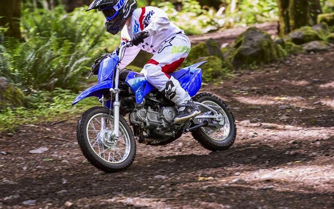2027 Yamaha TT-R110E Team Yamaha Blue - YD7058