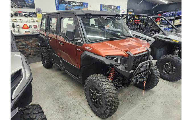 2024 Polaris Industries XPEDITION ADV 5 Ultimate Orange with fully enclosed cab