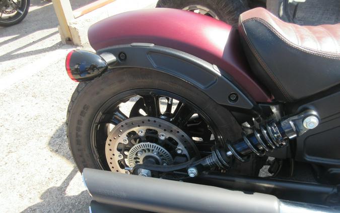 2022 INDIAN MOTORCYCLE SCOUT BOBBER ABS MAROON METALLIC SMK 49ST