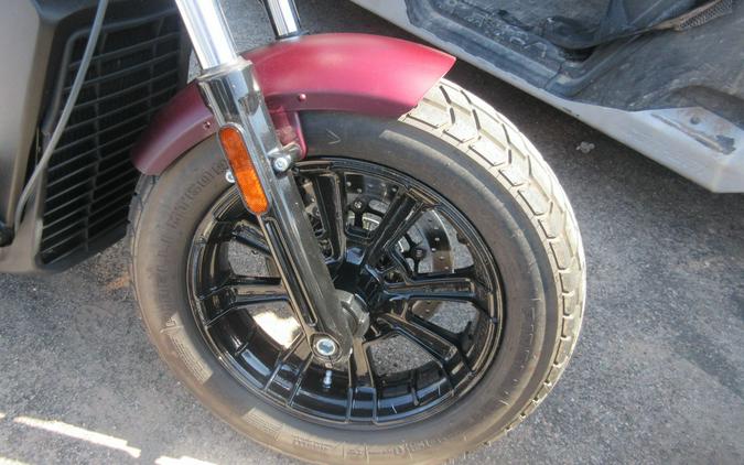 2022 INDIAN MOTORCYCLE SCOUT BOBBER ABS MAROON METALLIC SMK 49ST