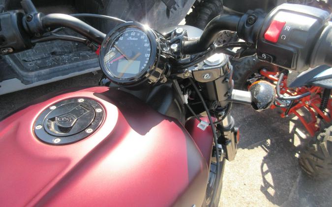 2022 INDIAN MOTORCYCLE SCOUT BOBBER ABS MAROON METALLIC SMK 49ST