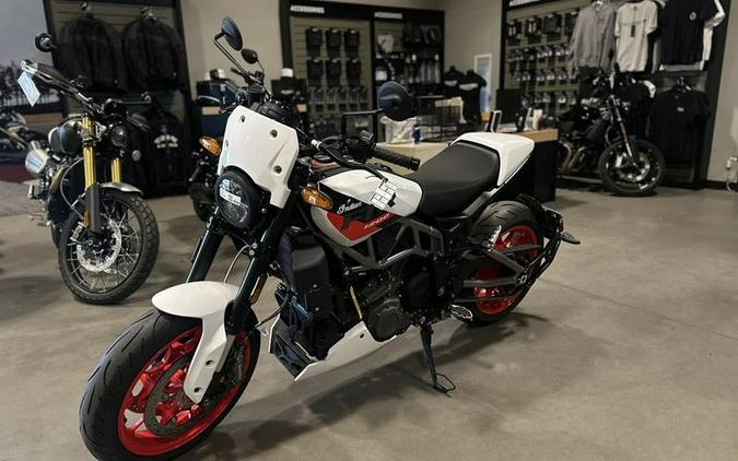 2023 Indian Motorcycle® FTR Sport White Lightning/Indy Red