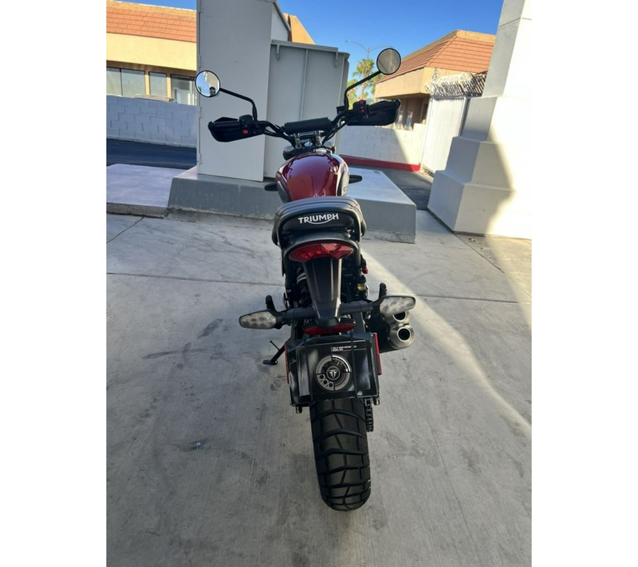 2024 Triumph Scrambler 400 X Carnival Red / Phantom Black