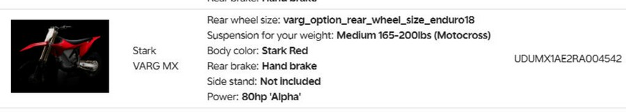 2024 Stark VARG Enduro 18"_60HP