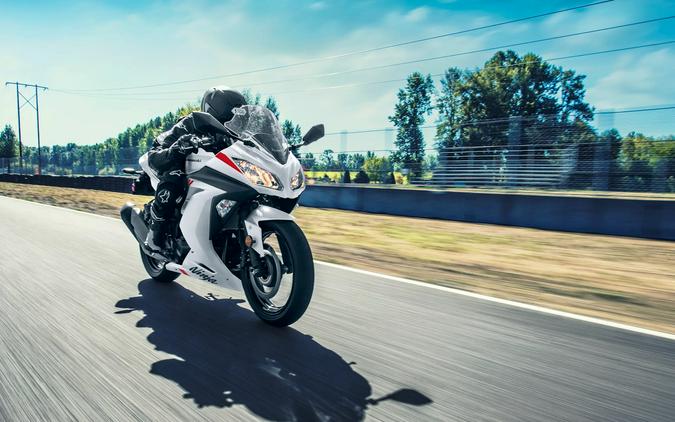 2026 Kawasaki Ninja 300 ABS Pearl Blizzard White - KM2474